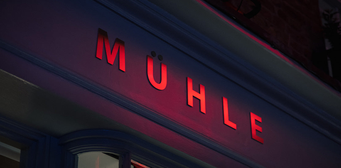 The MÜHLE London store.