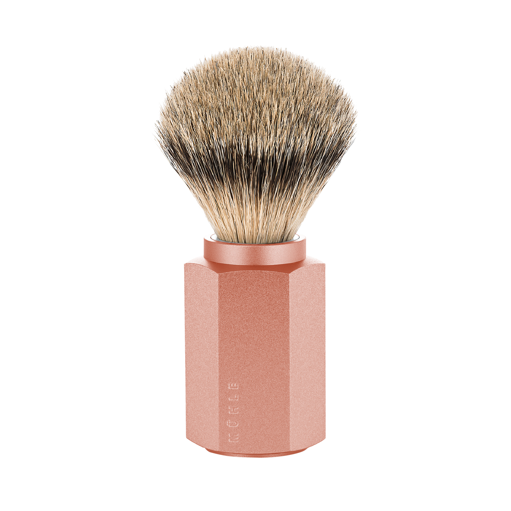 MÜHLE HEXAGON Shaving Brush, Silvertip Badger, Sunrise