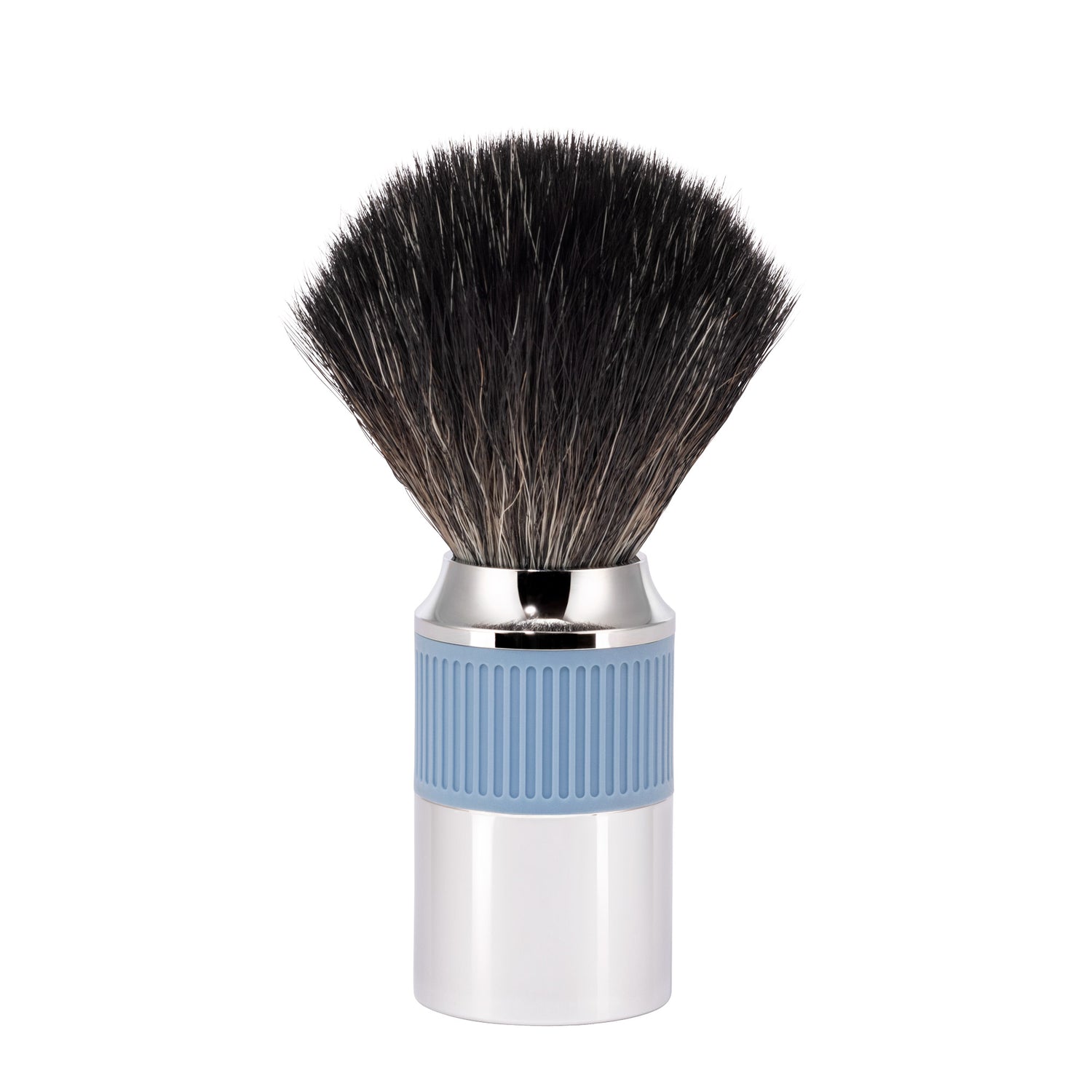 MÜHLE NEO Shaving Brush, Black Fibre, Glacier Blue