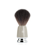 MÜHLE RYTMO Shaving Brush, Black Fibre, Melange Grey