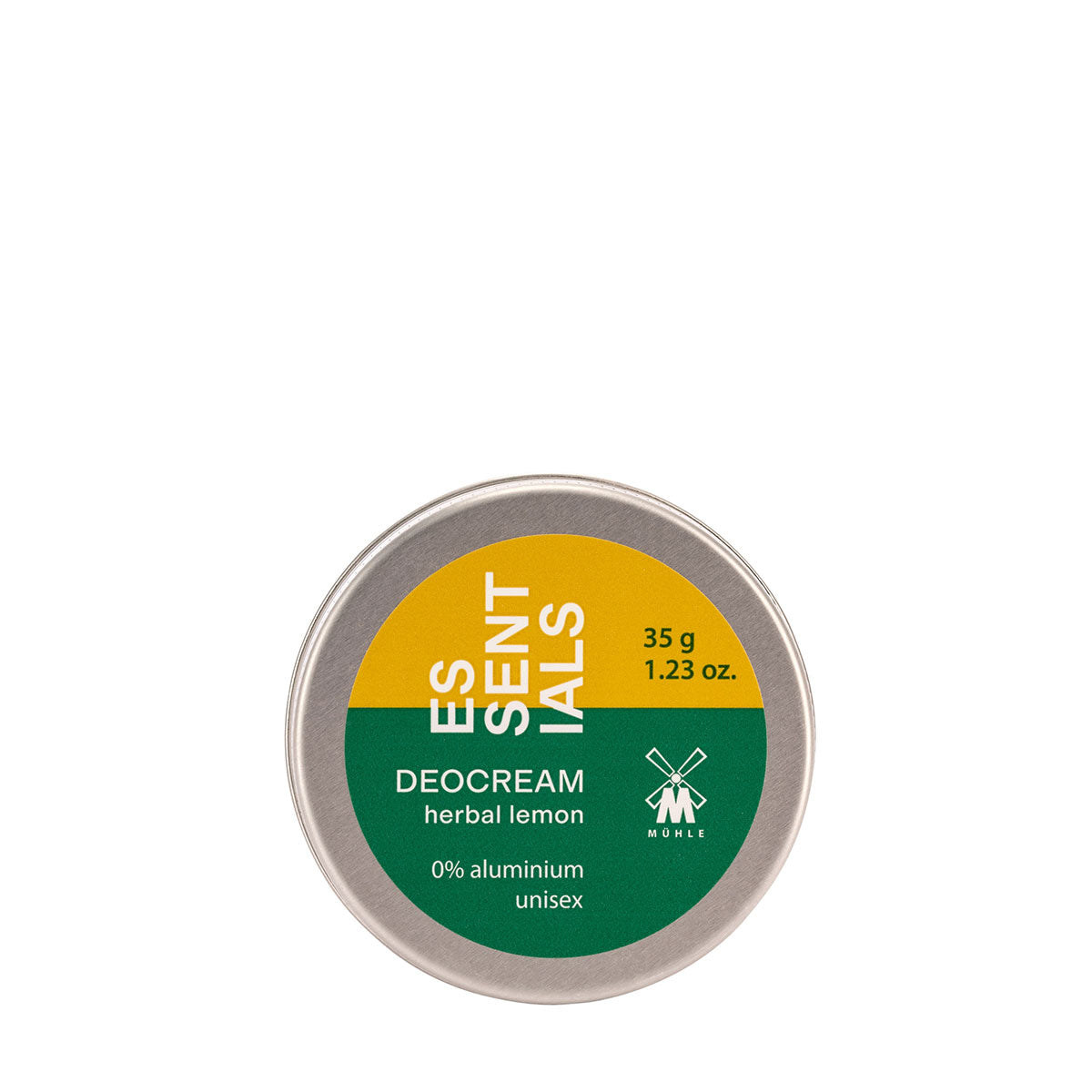MÜHLE ESSENTIALS Herbal Lemon Deo Cream, Closed