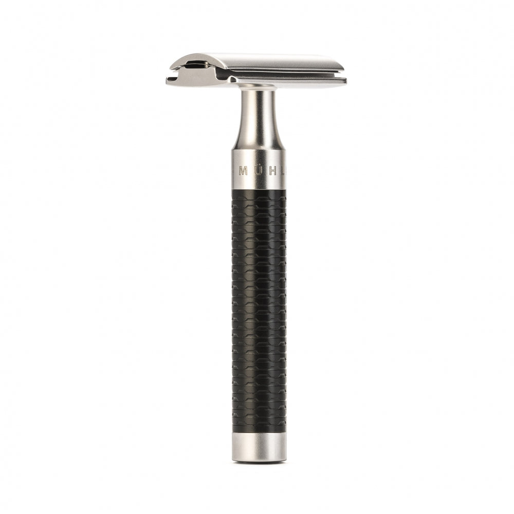 MÜHLE Rocca Stainless Steel & Black Safety Razor