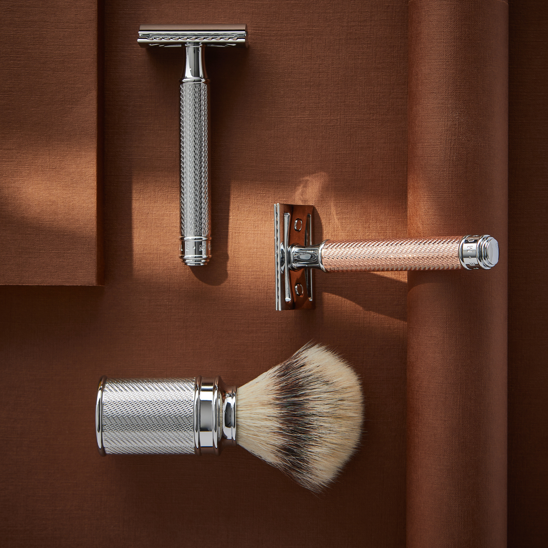 MUHLE safety razors and brush