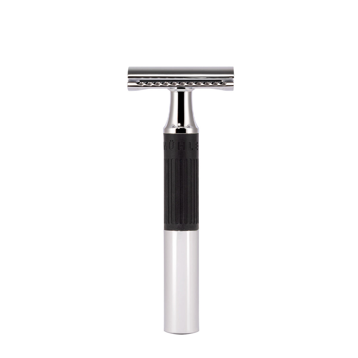 MÜHLE NEO Safety Razor, Closed Comb, Black – MUHLE SHAVING