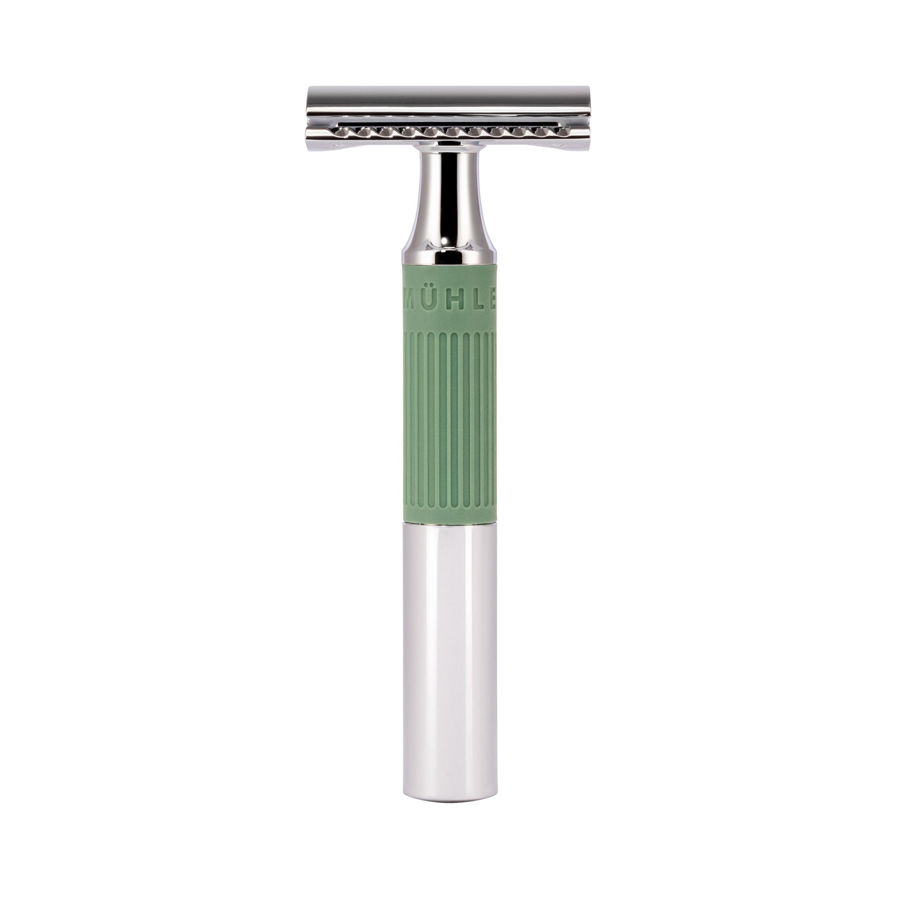 MÜHLE NEO Safety Razor, Closed Comb, Salvia Green