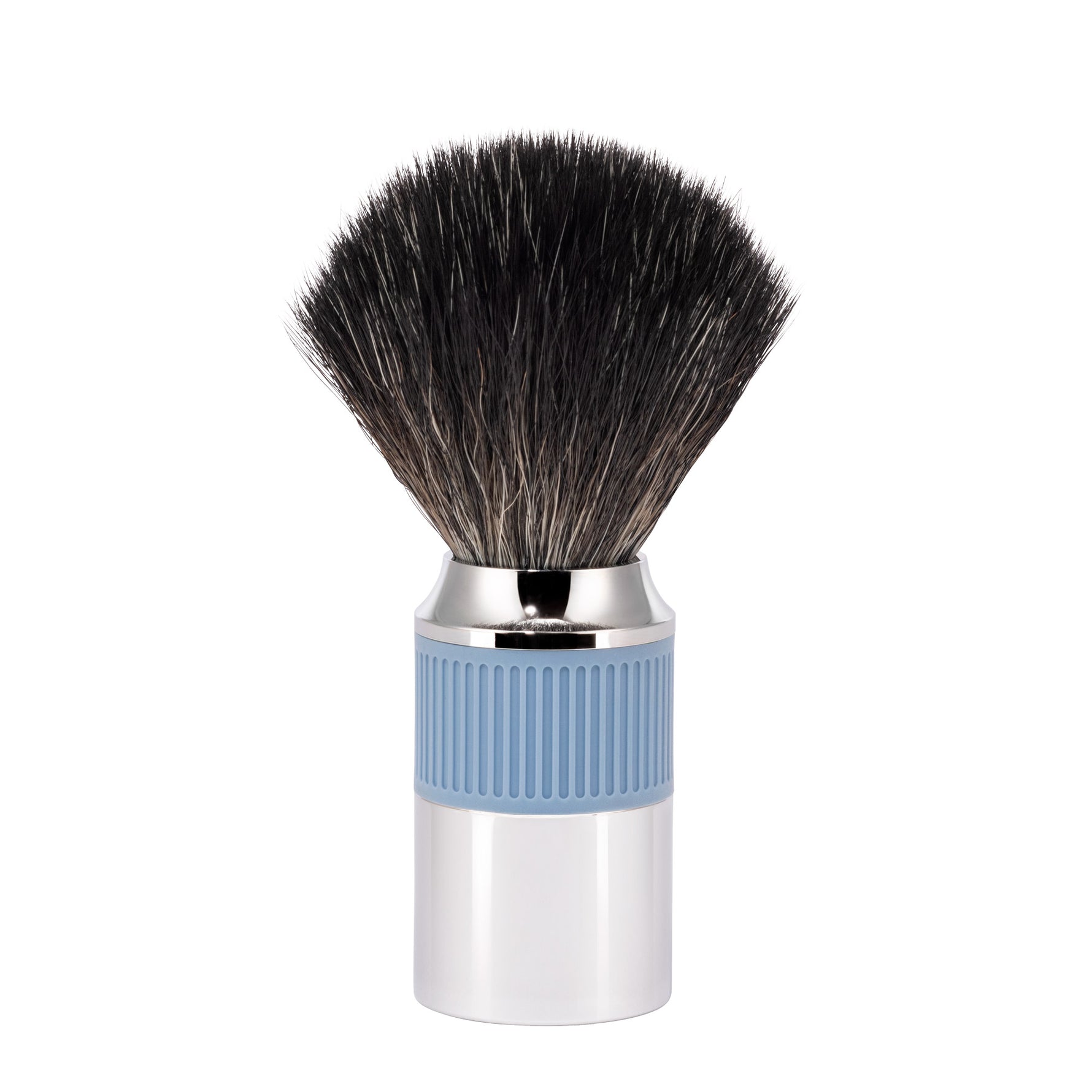 MÜHLE NEO Shaving Brush, Black Fibre, Glacier Blue