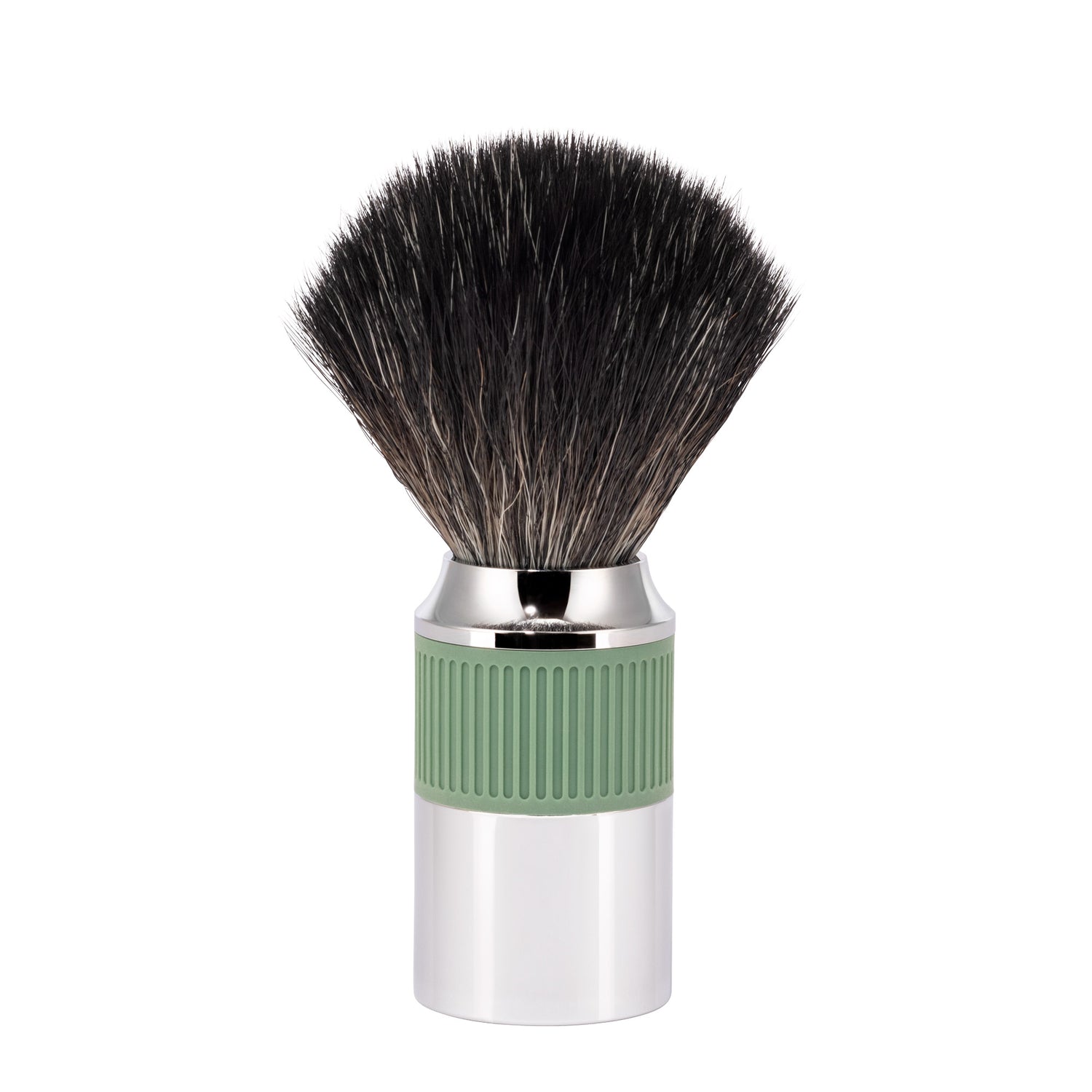 MÜHLE NEO Shaving Brush, Black Fibre, Salvia Green