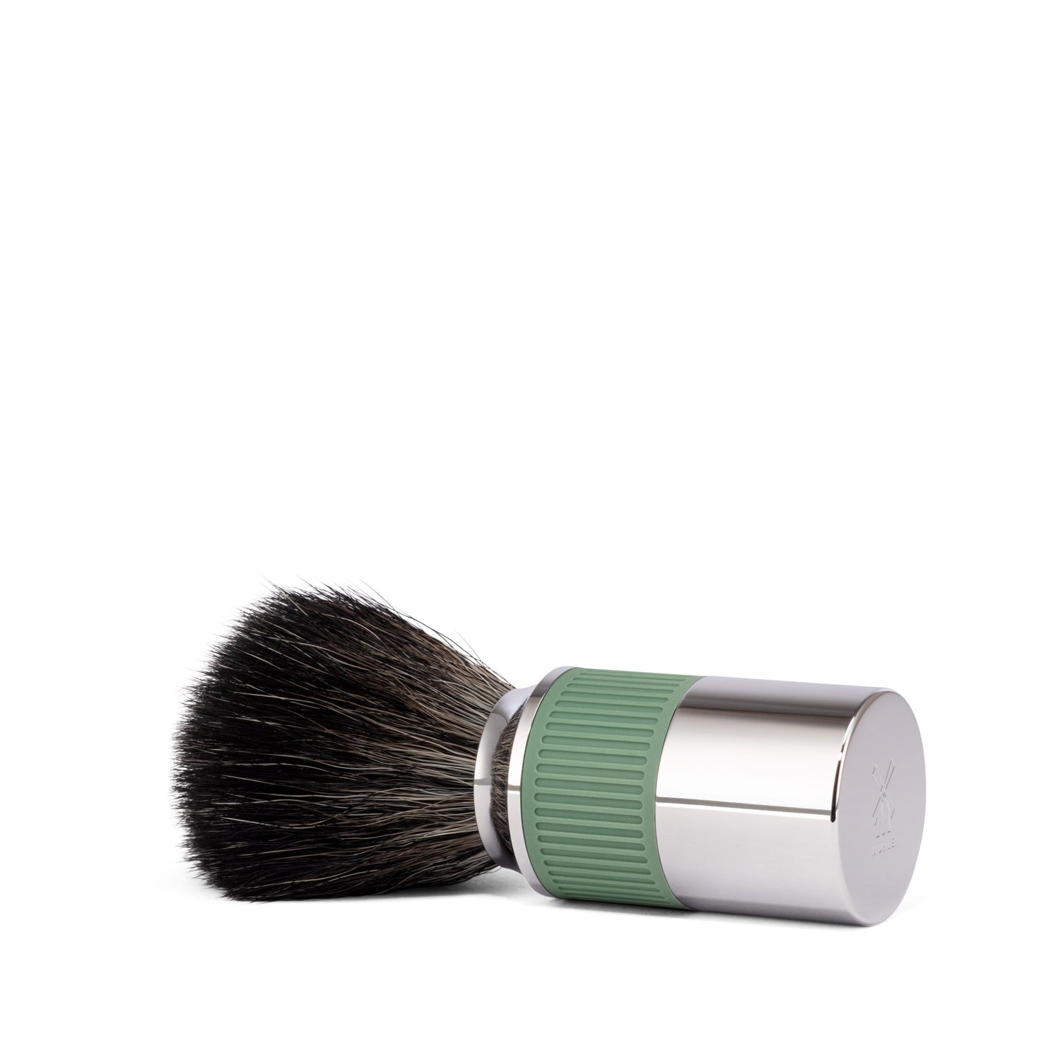 MÜHLE NEO Shaving Brush, Black Fibre, Salvia Green