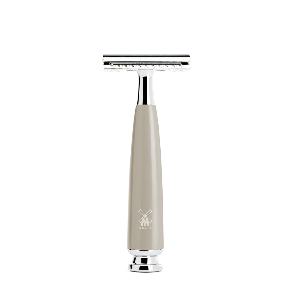 MÜHLE RYTMO Safety Razor, Closed Comb, Melange Grey