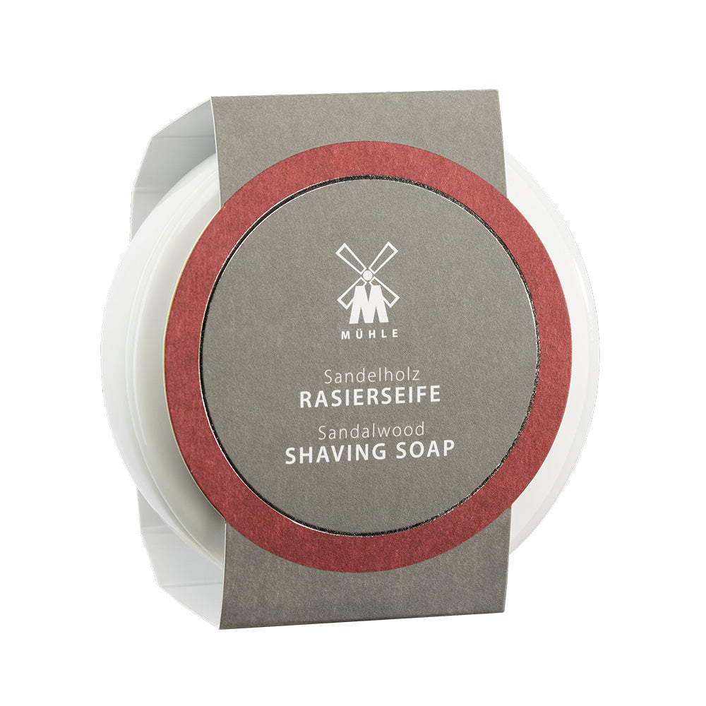 MÜHLE Porcelain Dish With Sandalwood Shaving Soap, In package