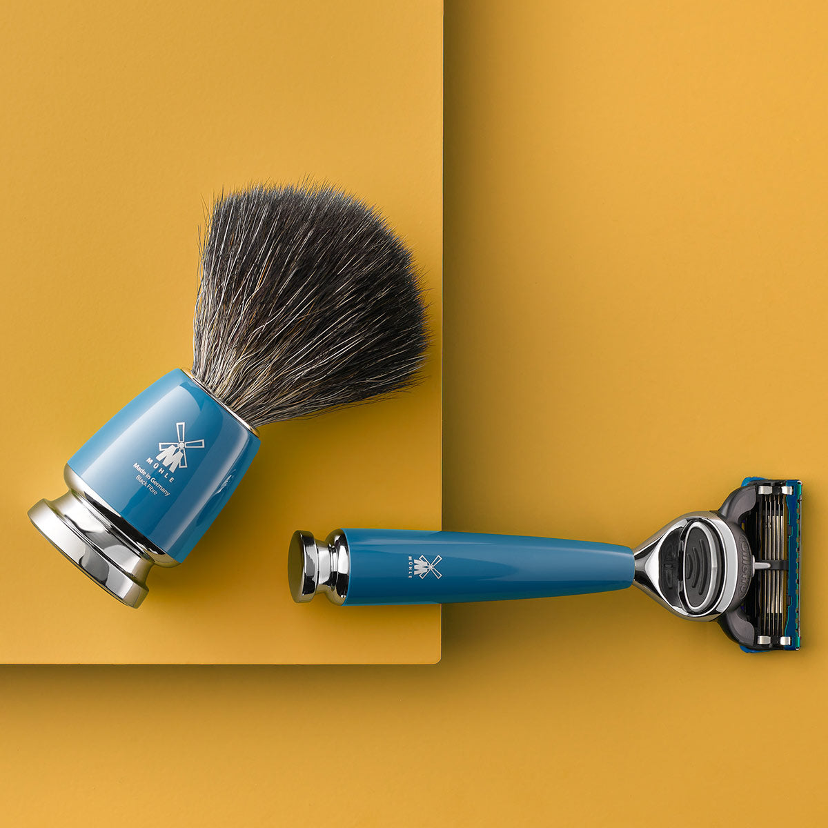 MÜHLE RYTMO Safety Razor & Shaving Brush
