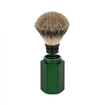 MÜHLE Hexagon Forest 3-Piece Silvertip Badger Shaving Set, Shaving Brush