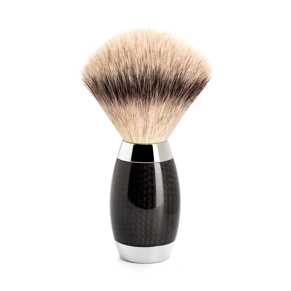 MÜHLE Edition Carbon Silvertip Fiber Shaving Brush