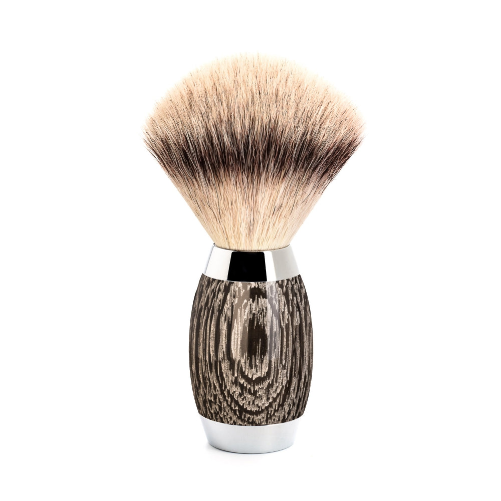 MÜHLE Edition Ancient Oak & Sterling Silver Silvertip Fiber Shaving Brush