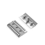 MÜHLE Traditional Large Stainless Steel Safety Razor, Comb