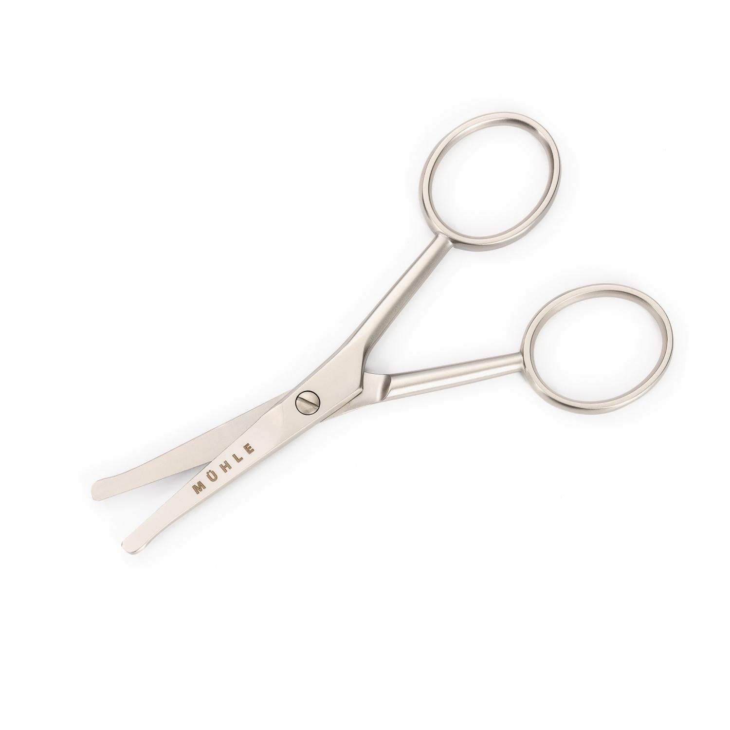 MÜHLE Scissor for Beard, Nose and Ear Hair, Open