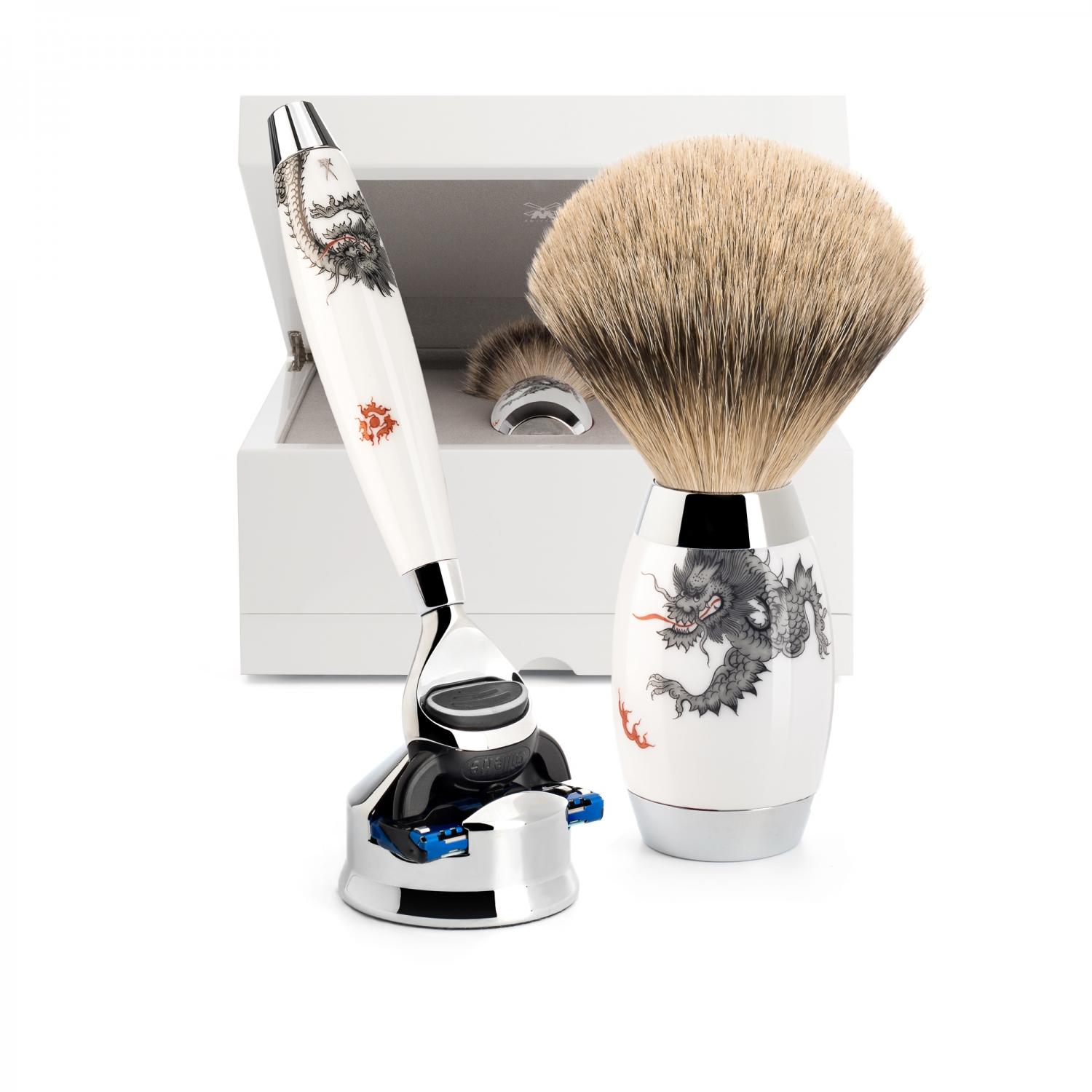 MÜHLE Meissen 3-Piece Silvertip Badger & Fusion Set, Alternate View