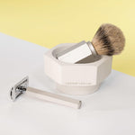 MÜHLE Hexagon Silver Handle Silvertip Badger Shaving Brush, Alternative View