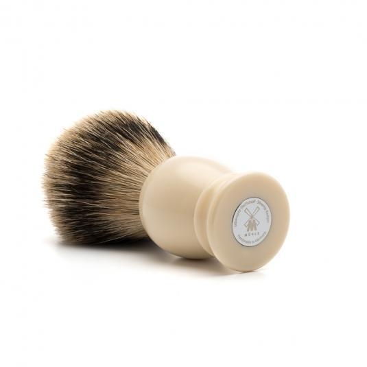 MÜHLE Classic Large Faux Ivory Silvertip Badger Shaving Brush, Alternate View