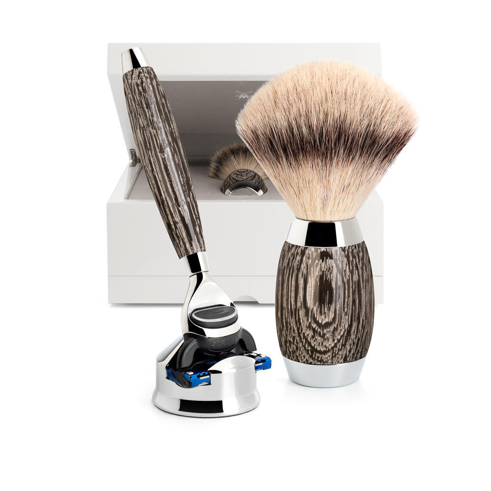 MÜHLE Edition Ancient Oak & Sterling Silver 3-piece Silvertip Fiber & Fusion Set