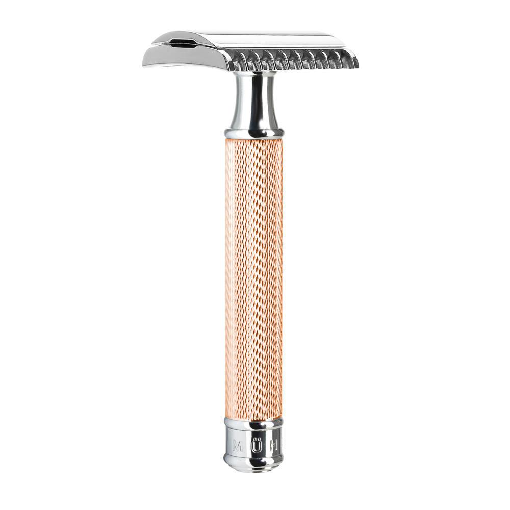 MÜHLE Traditional Rose Gold Safety Razor - Open Comb