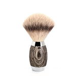 MÜHLE Edition Ancient Oak & Sterling Silver 3-piece Silvertip Fiber & Fusion Set, Shaving Brush