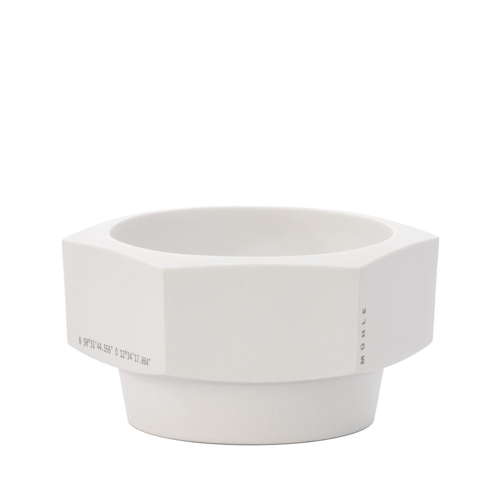 MÜHLE Hexagon White Porcelain Shaving Bowl