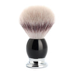 MÜHLE Sophist Black 4-piece Silvertip Fiber & Fusion Razor Shaving Set, Silvertip Fiber Shaving Brush