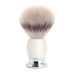 MÜHLE Sophist Porcelain 4-piece Silvertip Fiber & Fusion Razor Shaving Set, Silvertip Fiber Shaving Brush