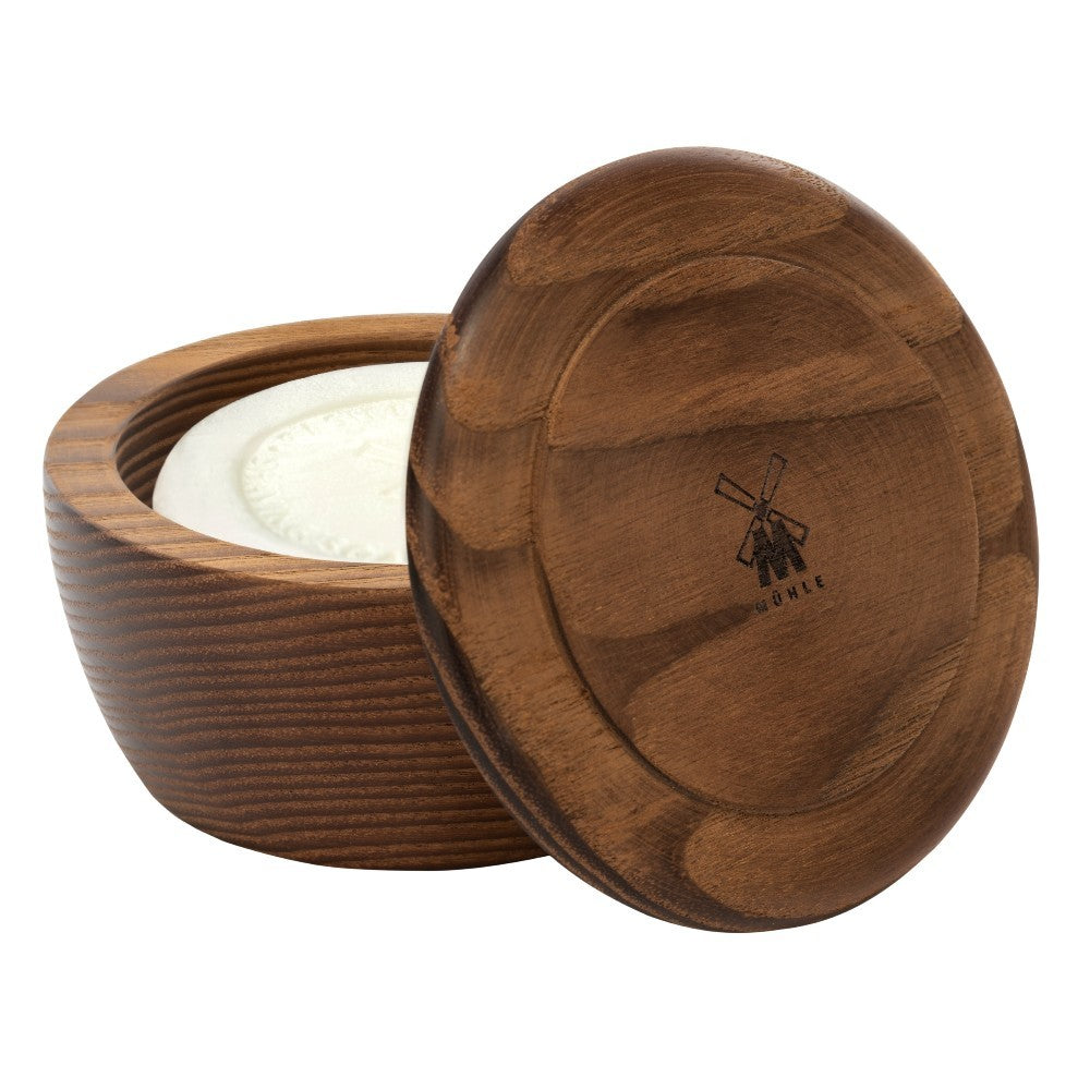 MÜHLE Sandalwood Shaving Soap in Steamed Ash Bowl